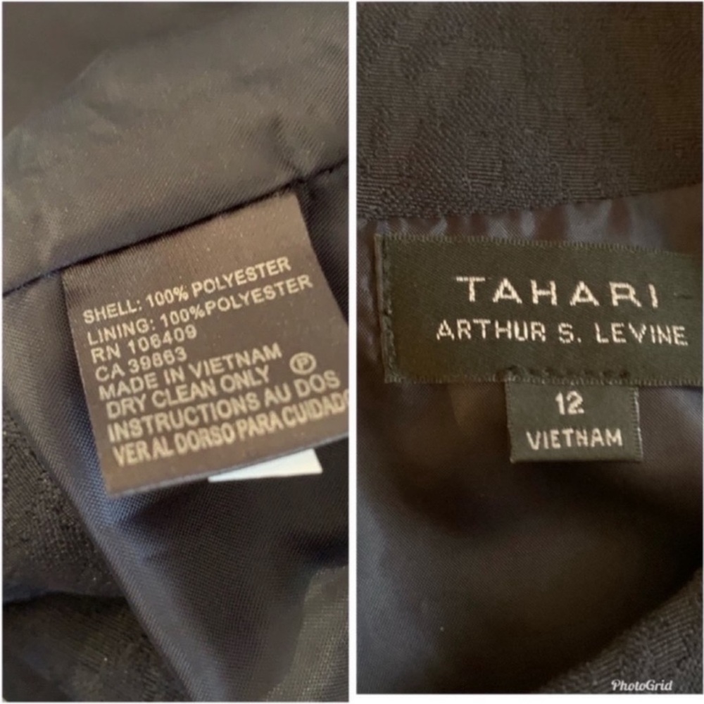 Tahari ASL Gorgeous Navy Blue Sheath Dress Size 12 FINAL $30 - Picture 8 of 8